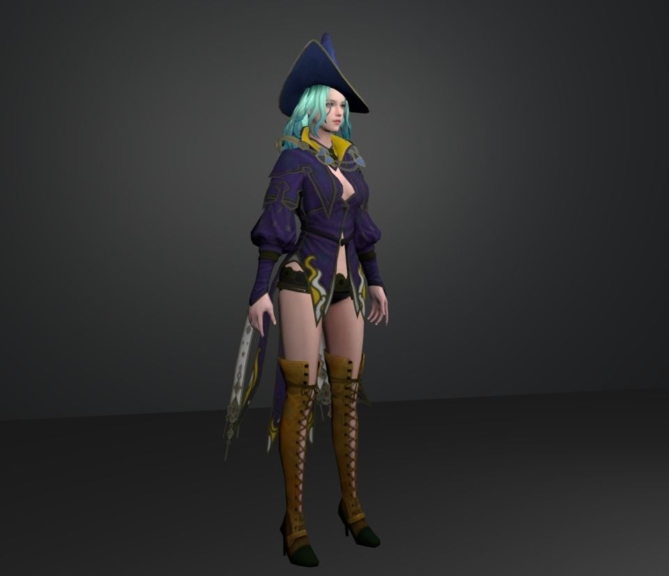 assassin wizard 3D model_3