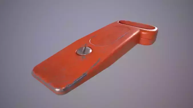  stationery knife Low-poly 3D model