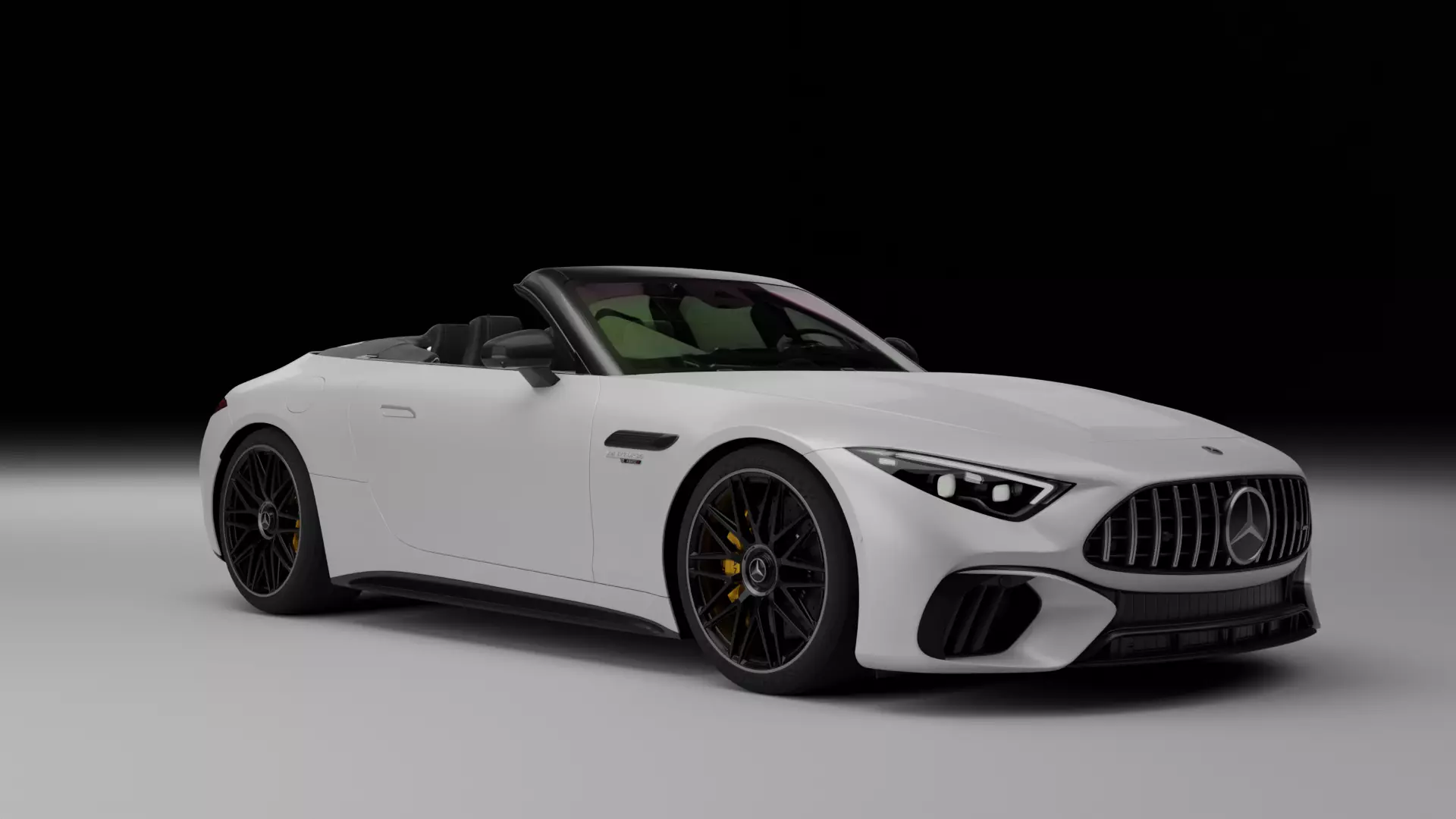 Mercedes amg SL roadster 2023 Low-poly 3D model