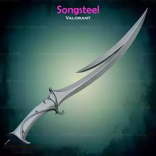 Songsteel Knife Cosplay Valorant - STL File
