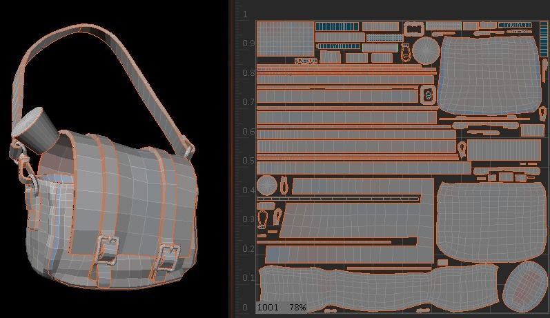Tobby cute character Low-poly Low-poly 3D model_11