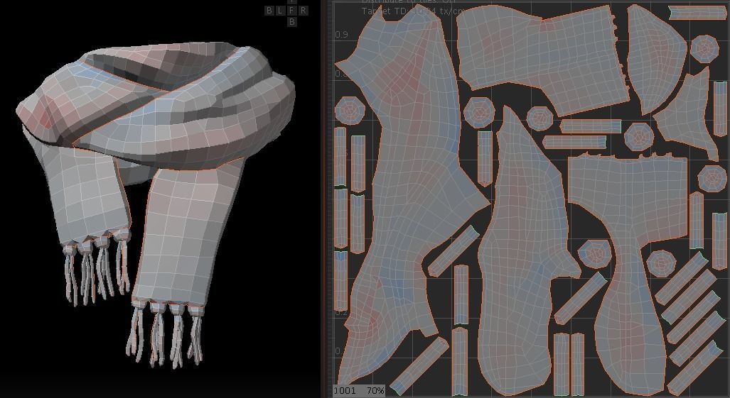 Tobby cute character Low-poly Low-poly 3D model_12