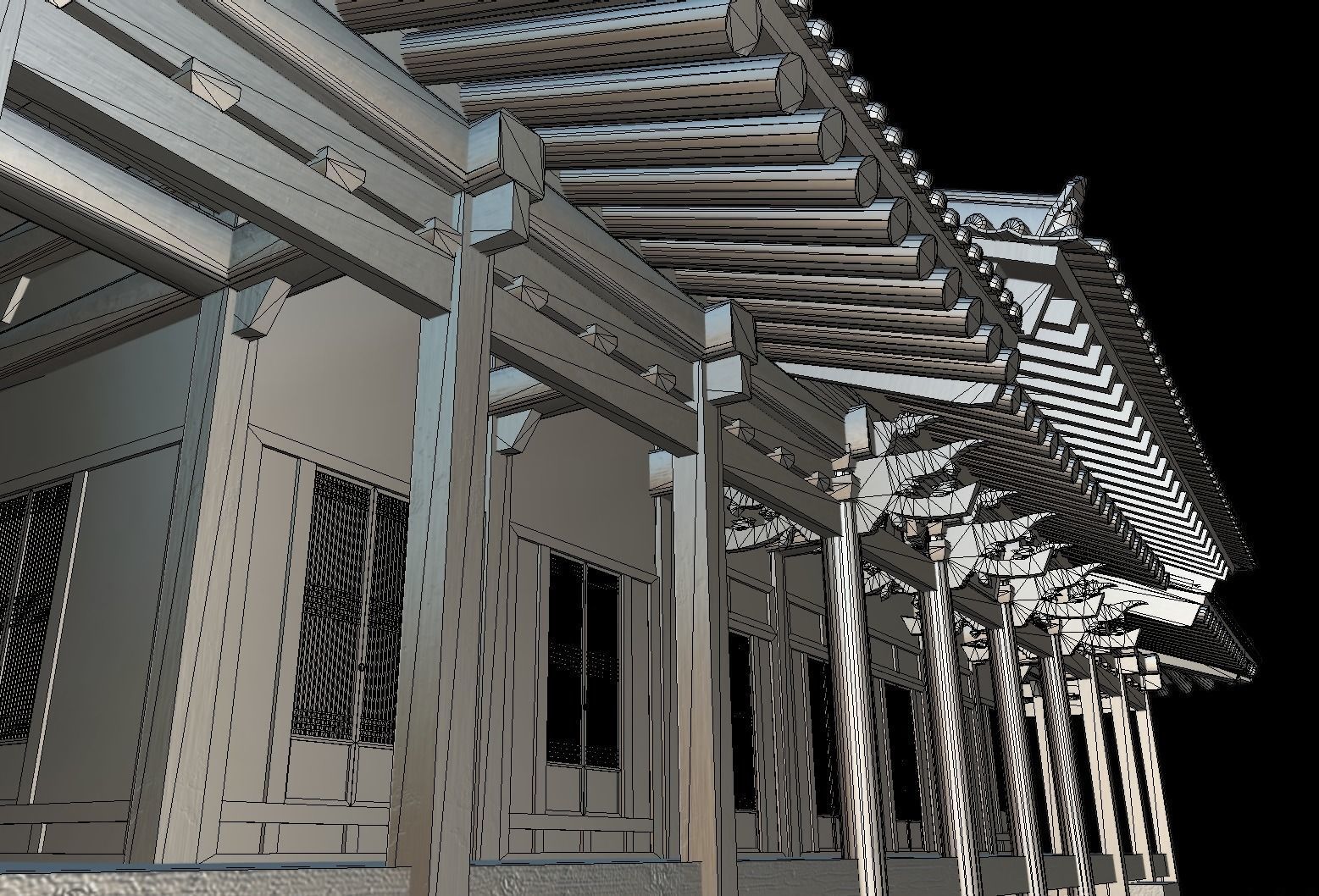 Korean Traditional House - OnonHouse - OnOnSa Low-poly 3D model_17