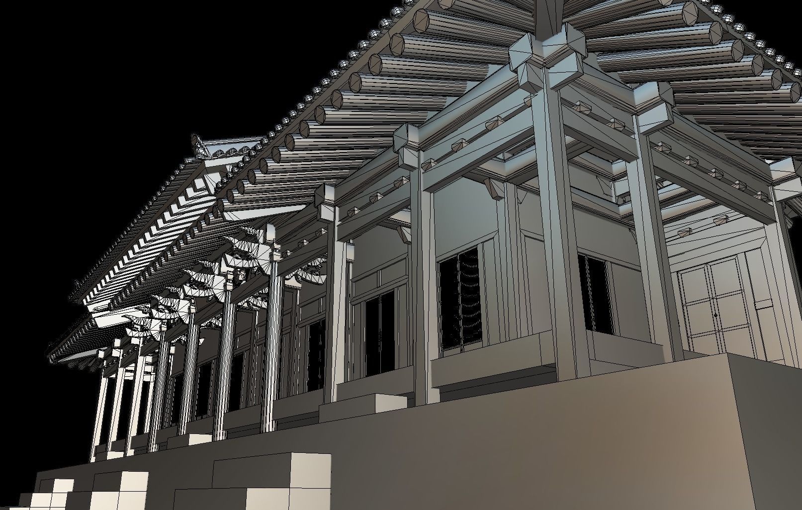 Korean Traditional House - OnonHouse - OnOnSa Low-poly 3D model_18