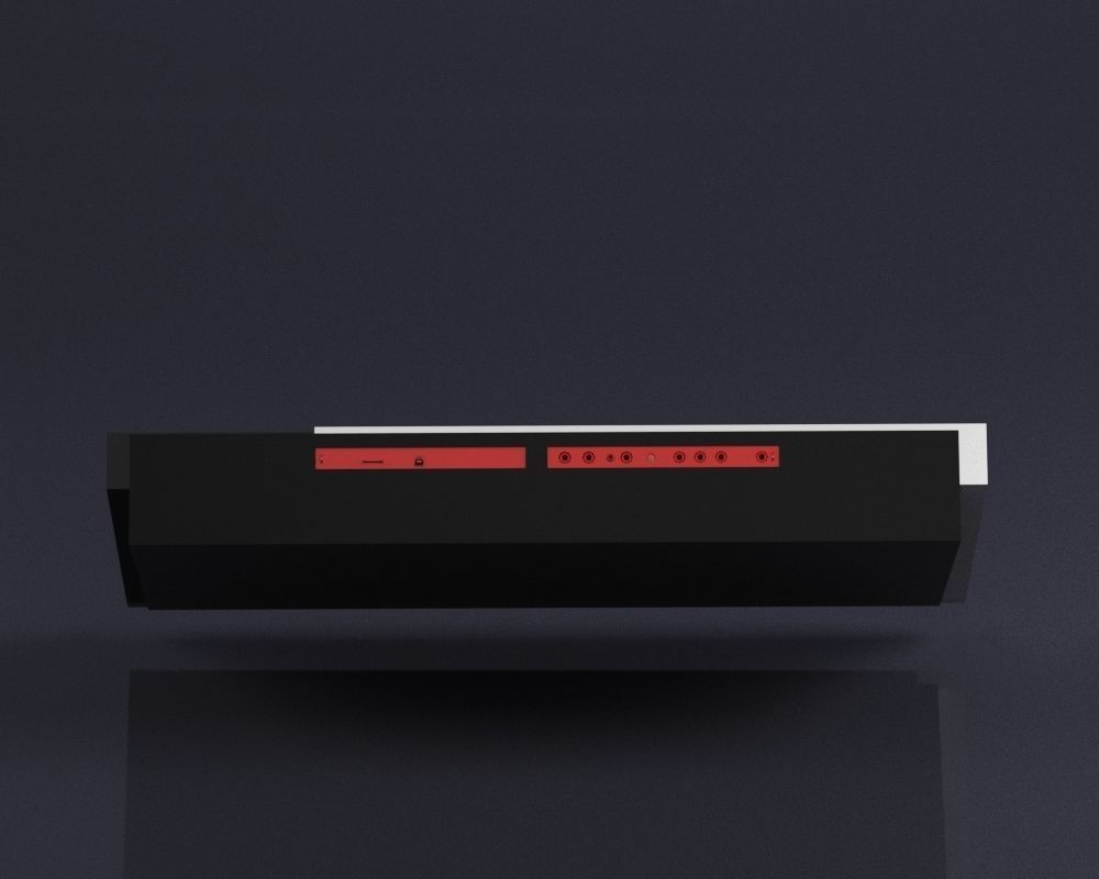 S00069 Electronic keyboard synthesizer XW-G1 Low-poly 3D model_7