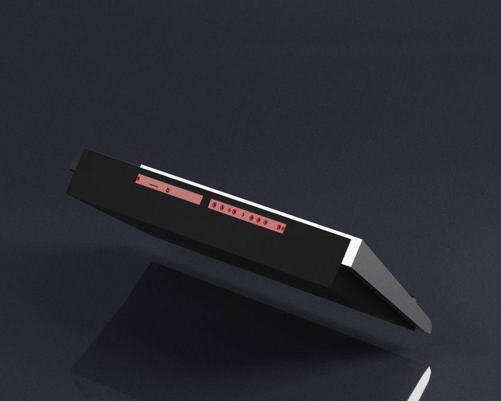 S00069 Electronic keyboard synthesizer XW-G1 Low-poly 3D model_6