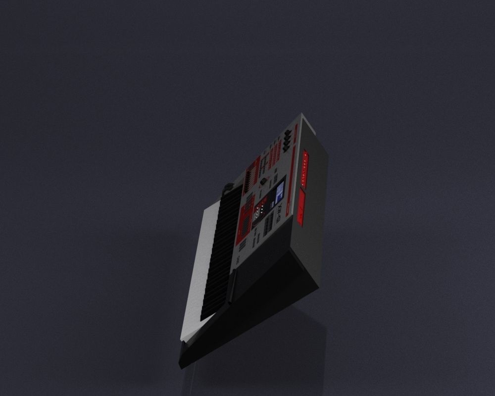 S00069 Electronic keyboard synthesizer XW-G1 Low-poly 3D model_9