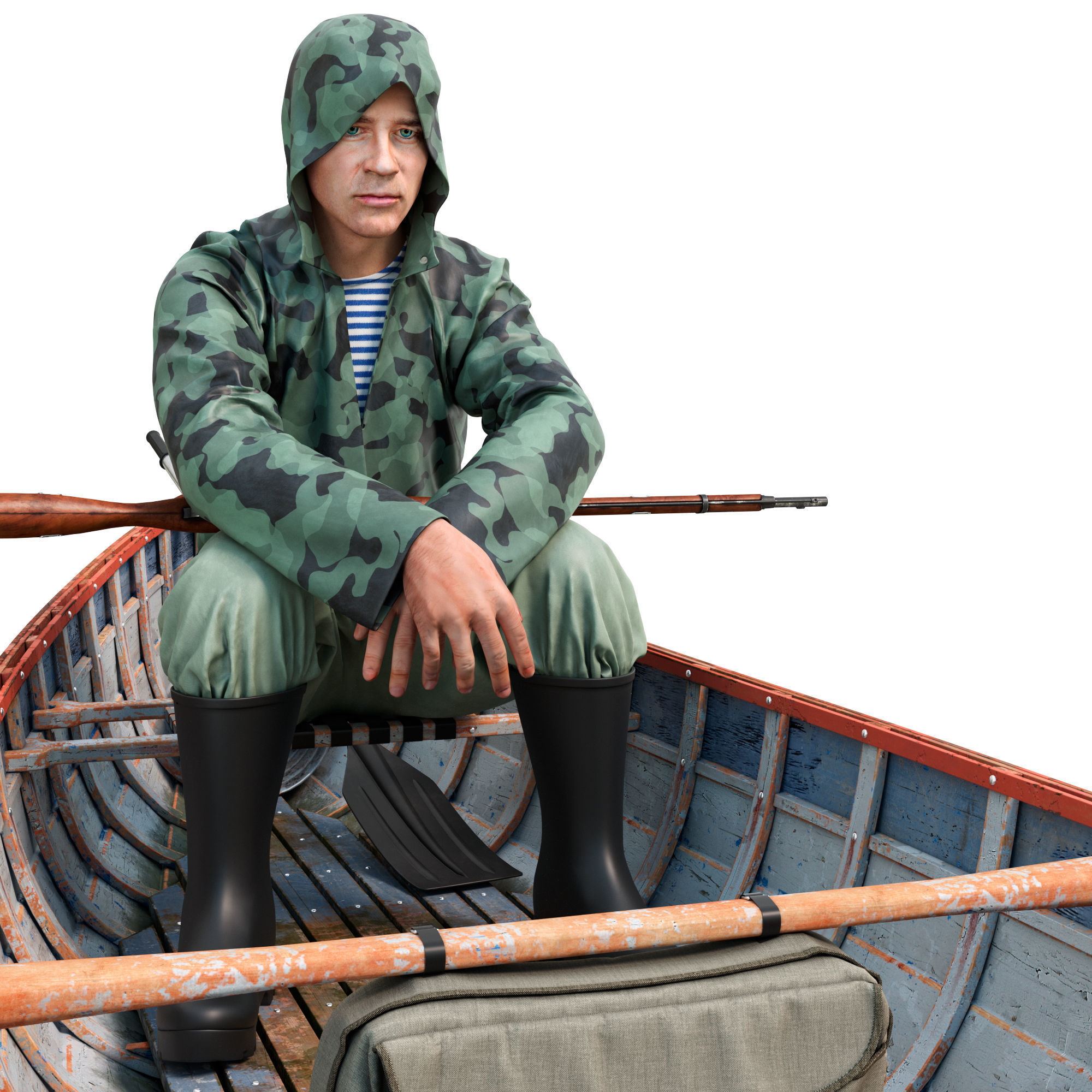 Goofy wheres the duck 3D model_5