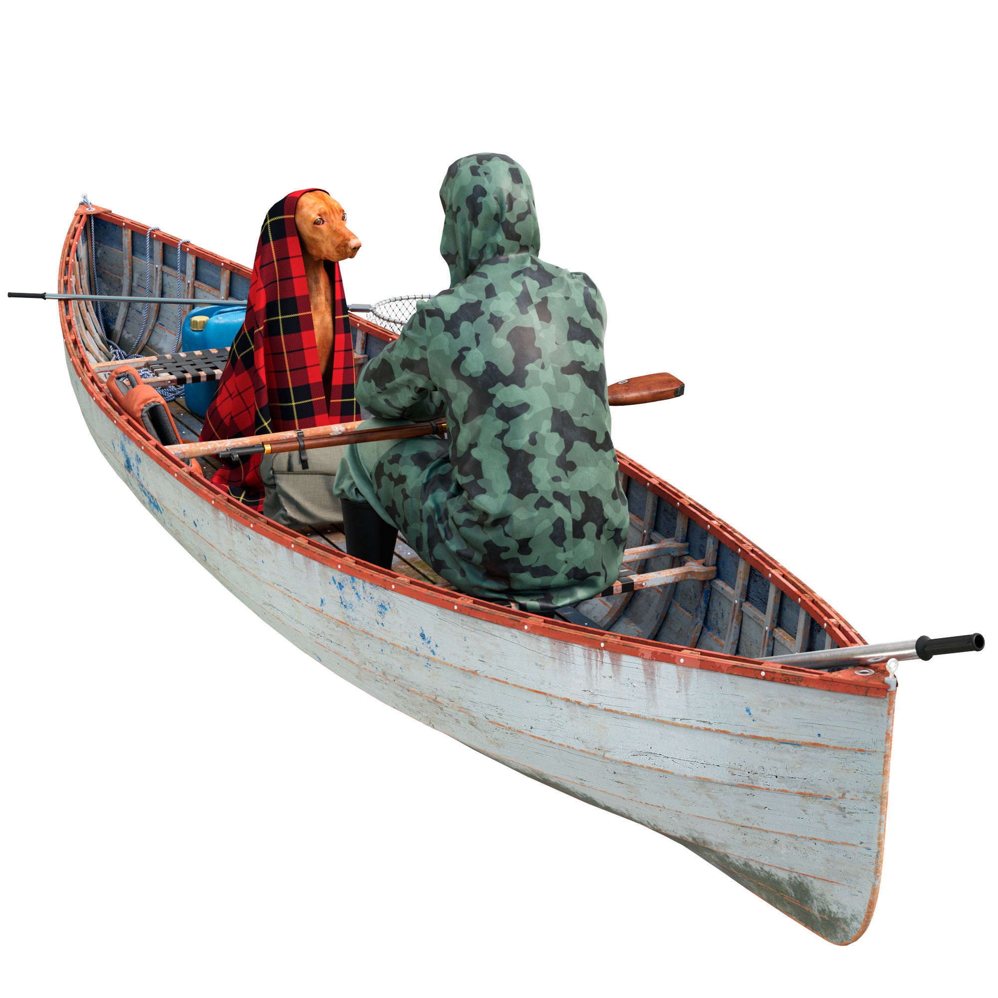 Goofy wheres the duck 3D model_1