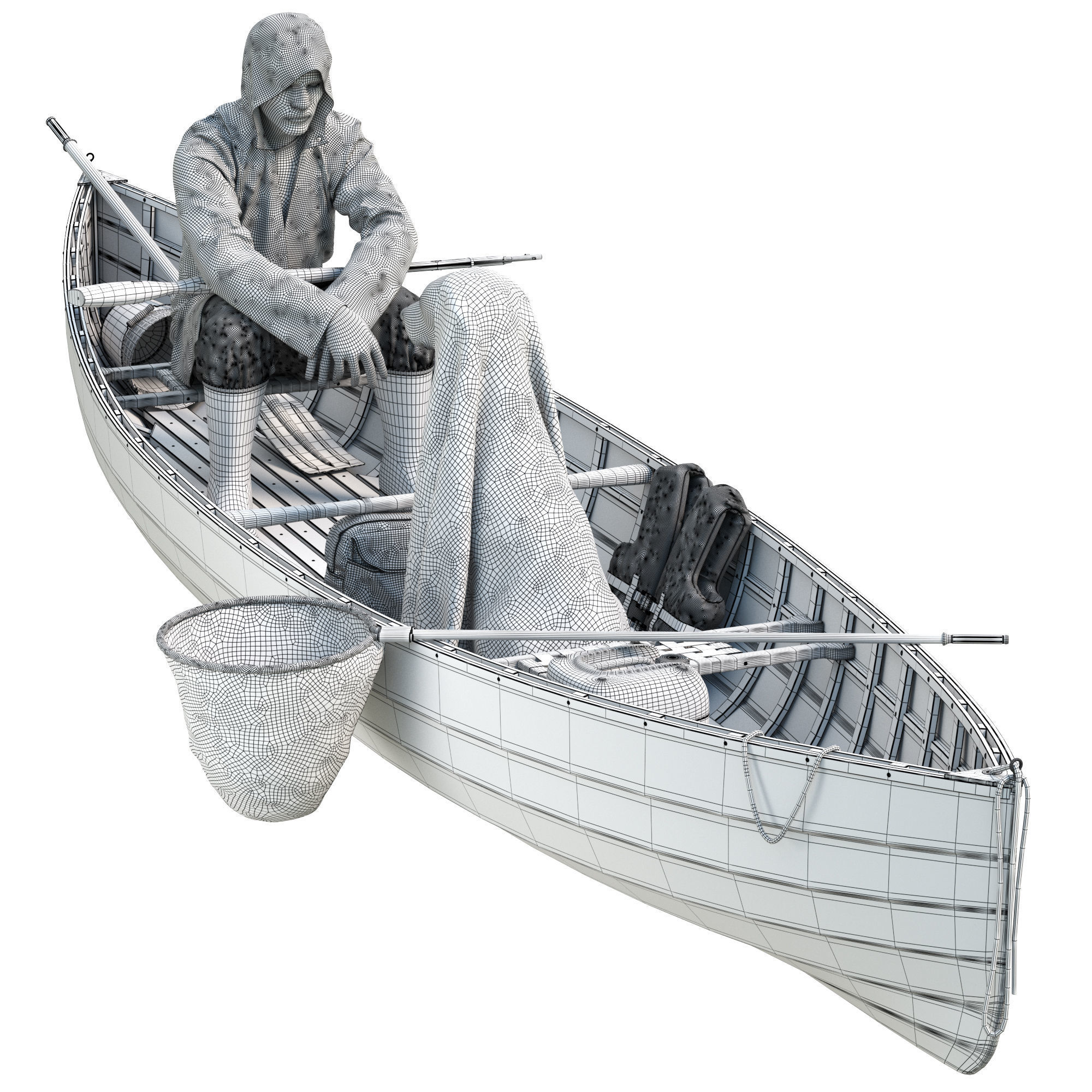 Goofy wheres the duck 3D model_6