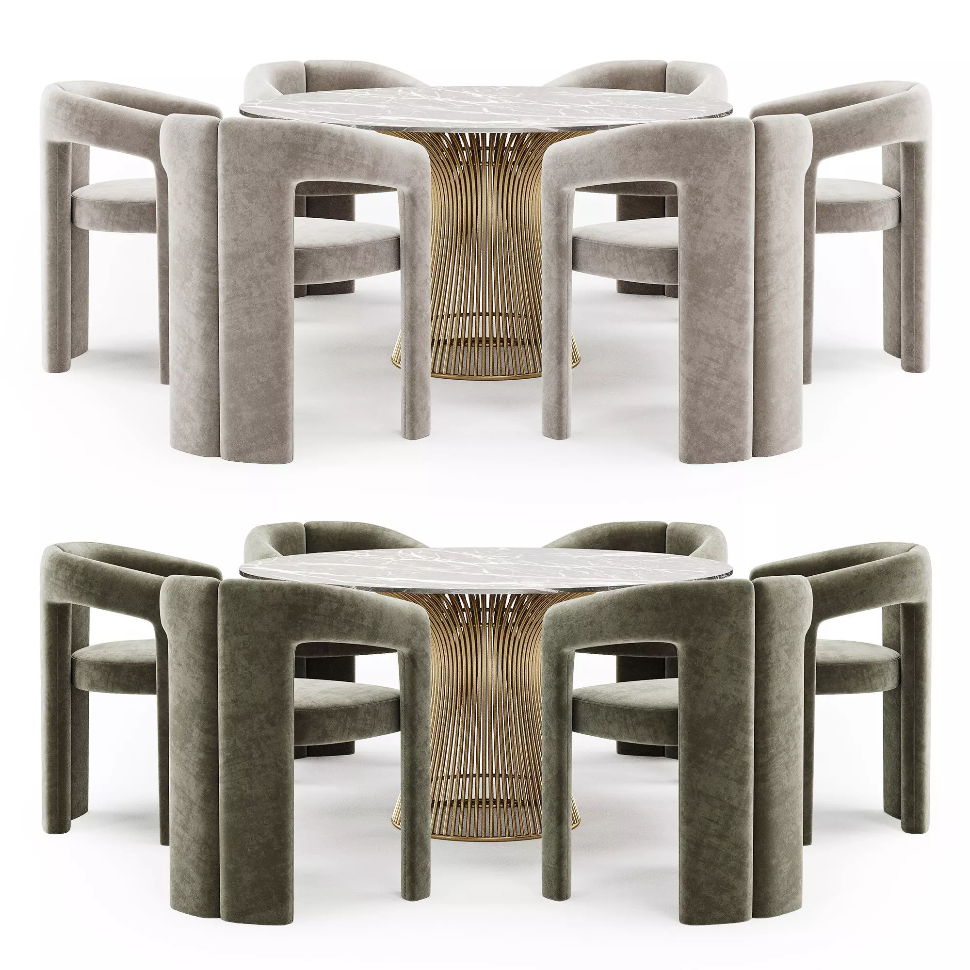 dining set 135 3D model