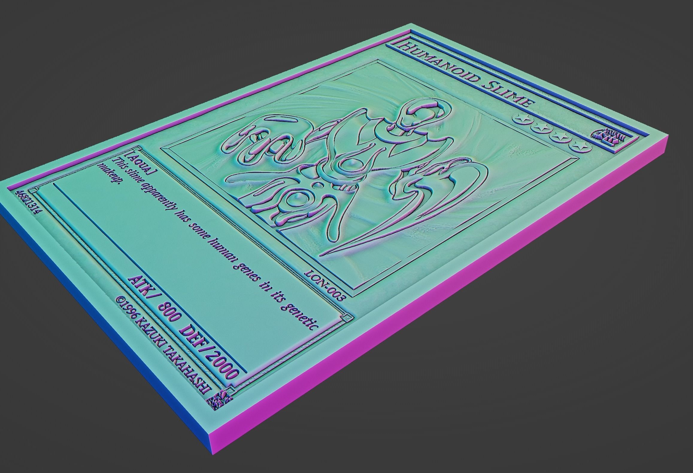 HUMANOID SLIME - YU-GI-OH Free 3D print model_5