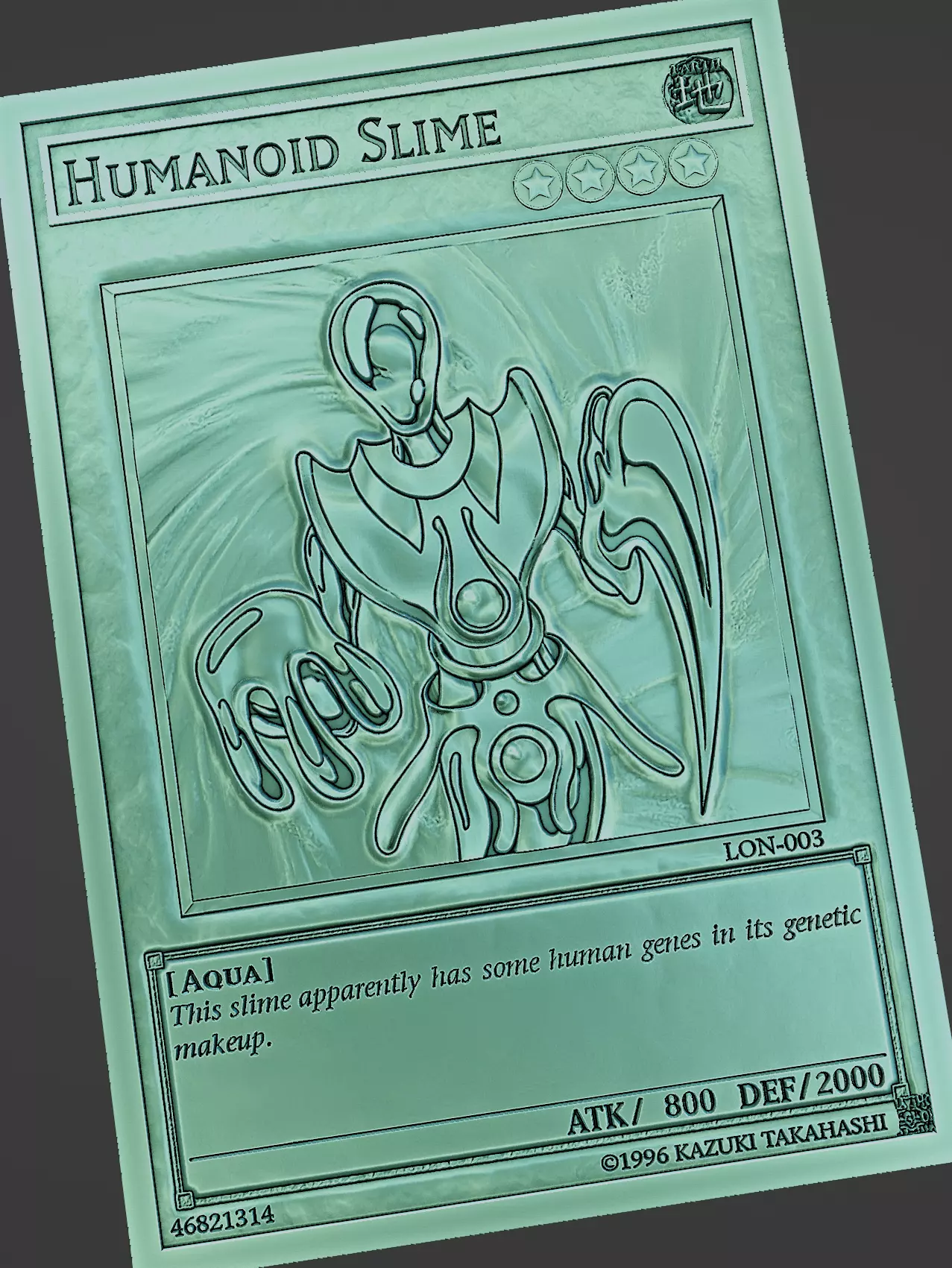 HUMANOID SLIME - YU-GI-OH Free 3D print model_0