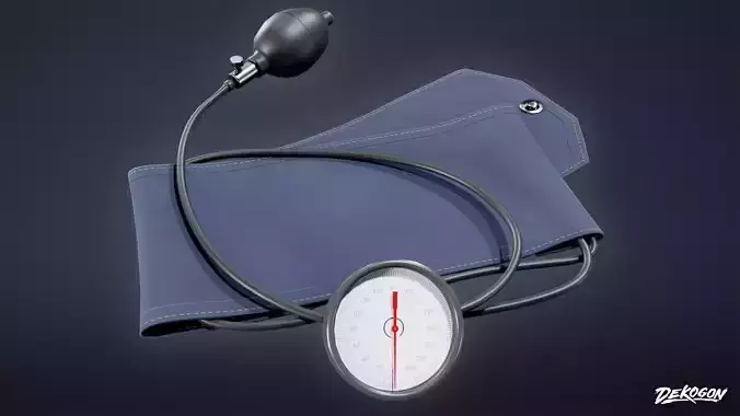 QUARANTINE TENT - Blood Pressure 01 - LOW POLY