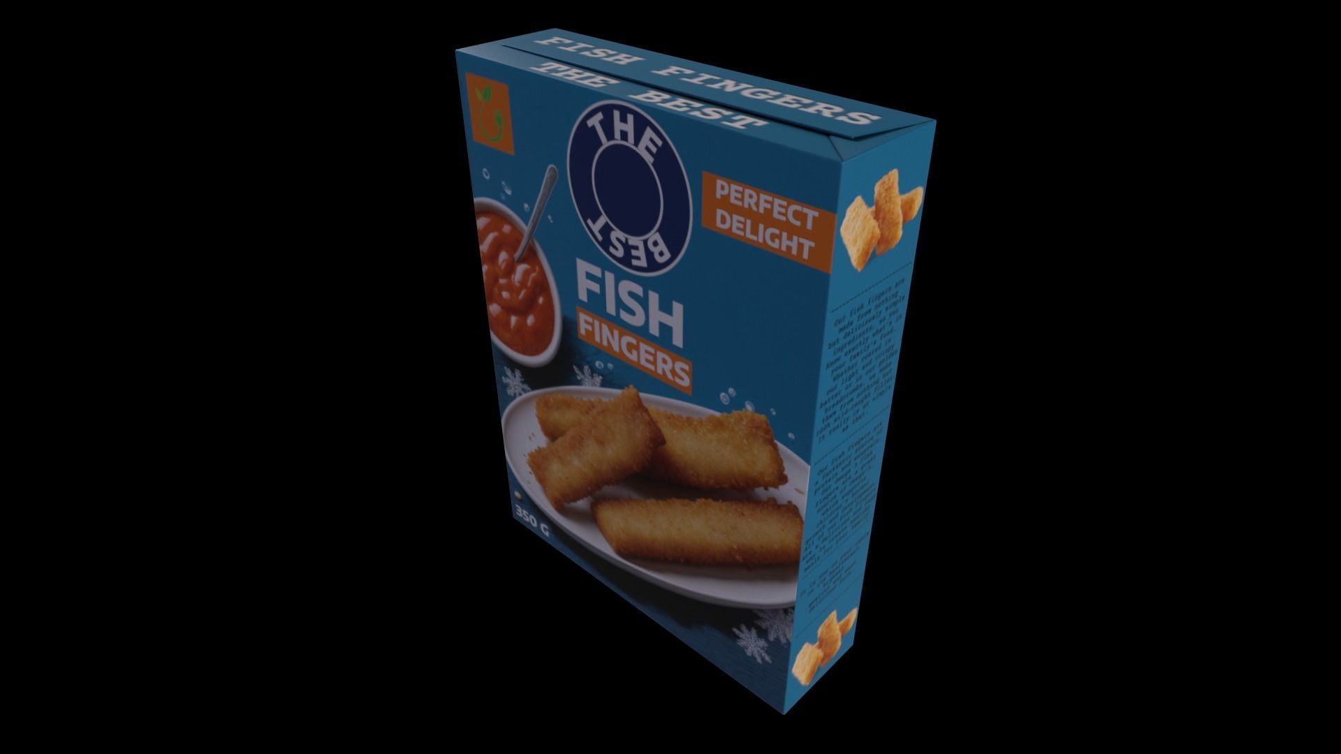 Fish Fingers - GAME READY PBR Low-poly 3D model_2