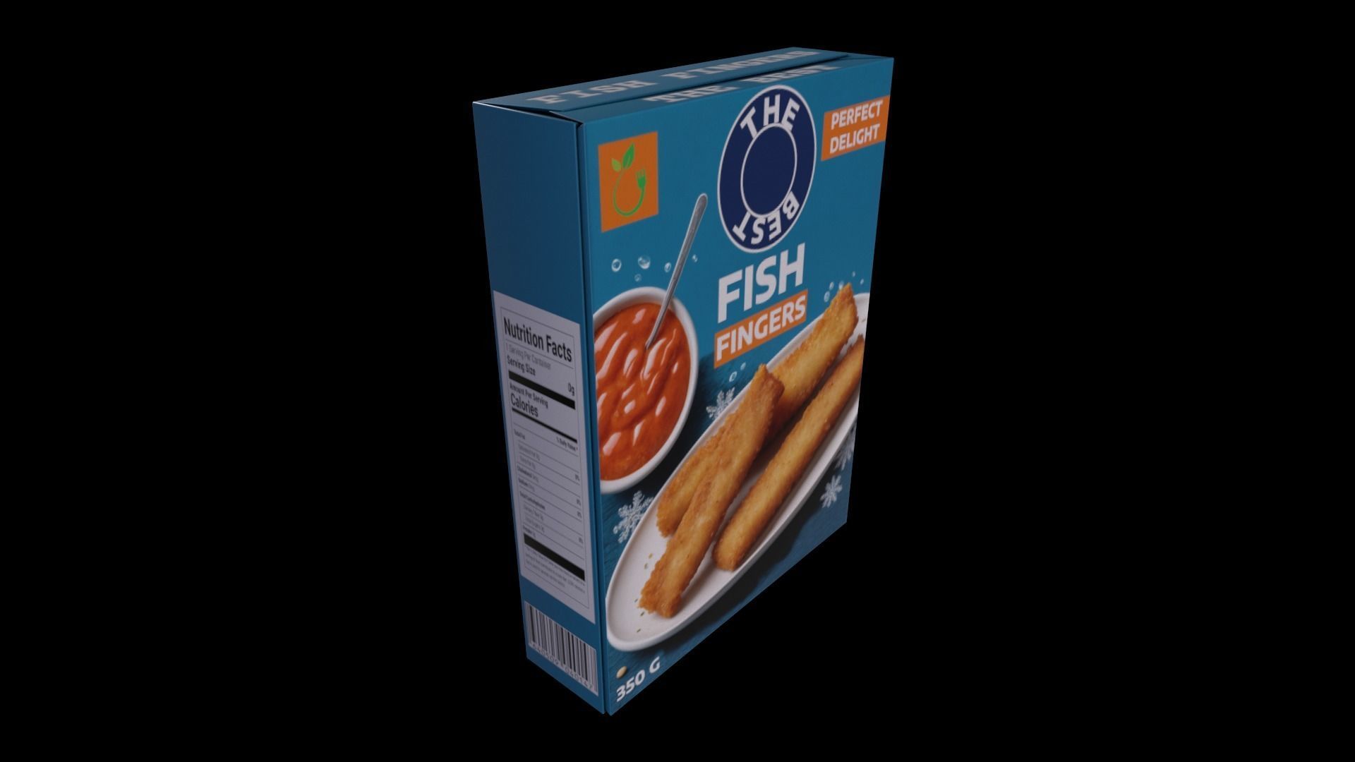 Fish Fingers - GAME READY PBR Low-poly 3D model_1