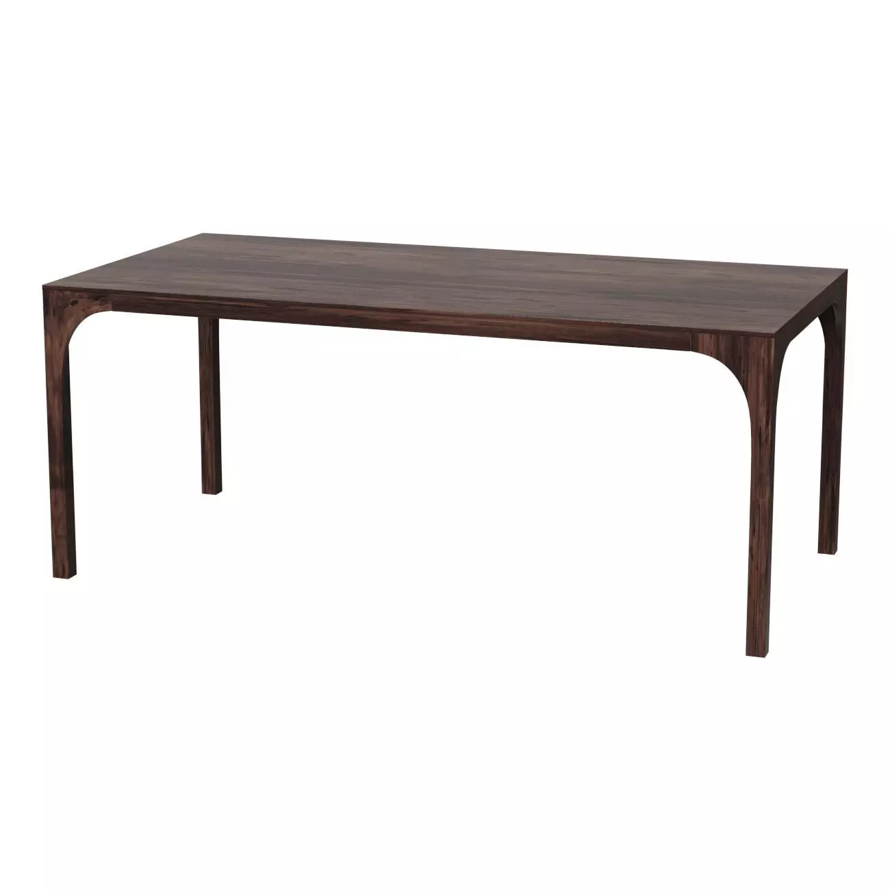 AQUA VIRGO DARK BROWN DINING TABLE 3D model_0