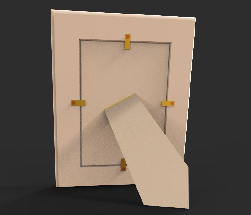 The Photo Frame Low-poly 3D model_5