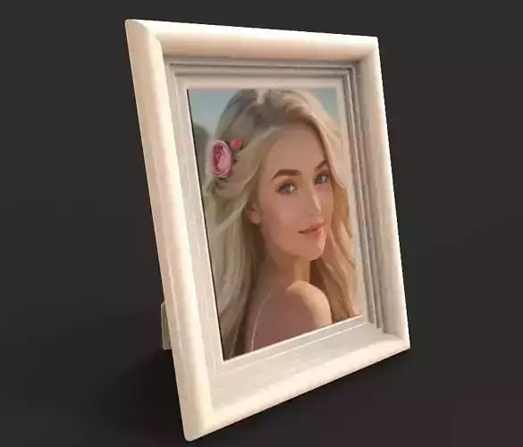 The Photo Frame Low-poly 3D model