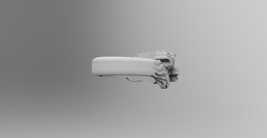 anillo caballos carreras  3D print model_2