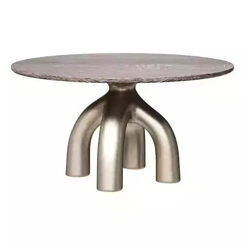 MARNIE METALLIC DINING TABLE