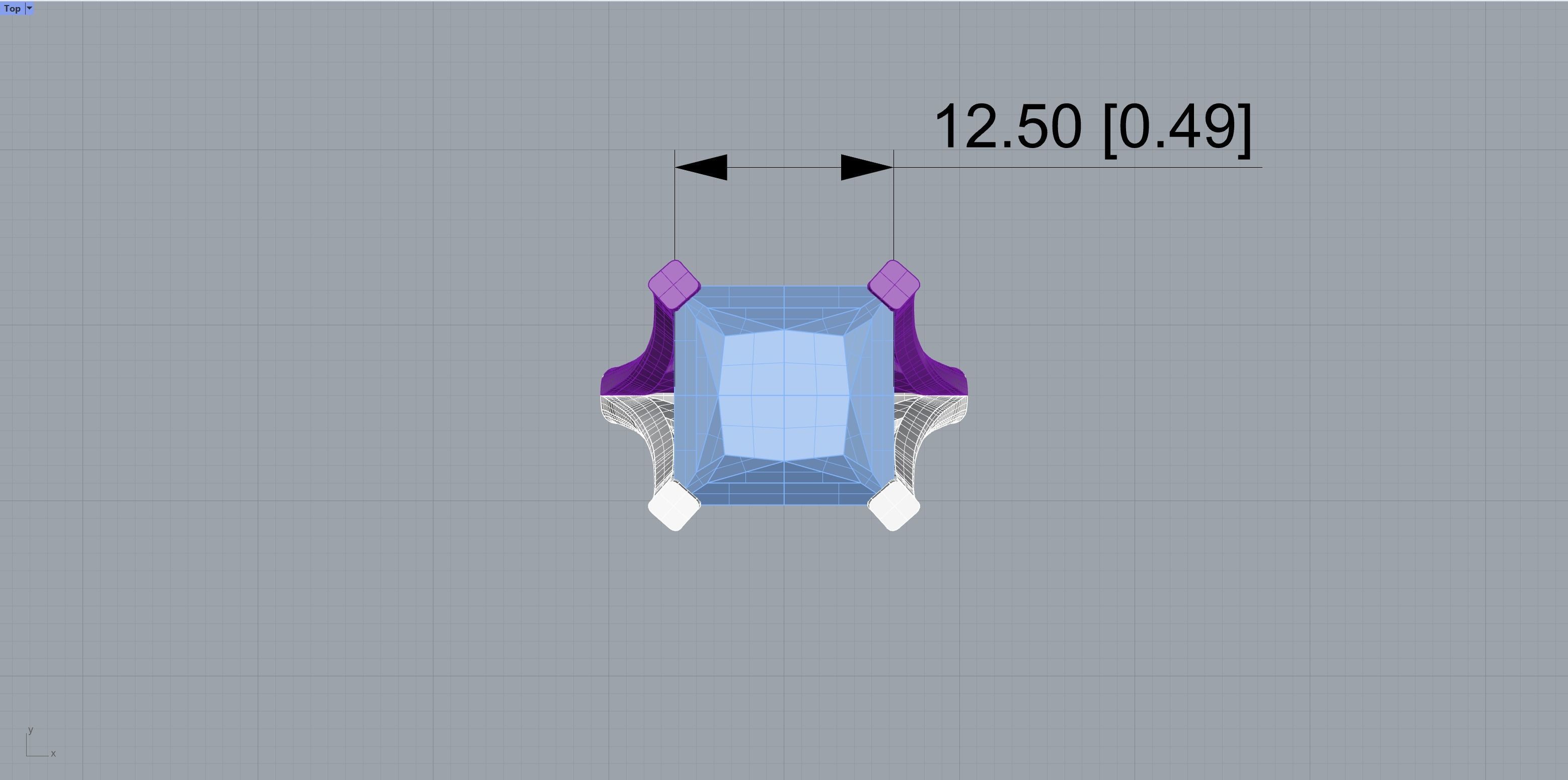 Gemstone Ring Goldsmiths 3D print model_4