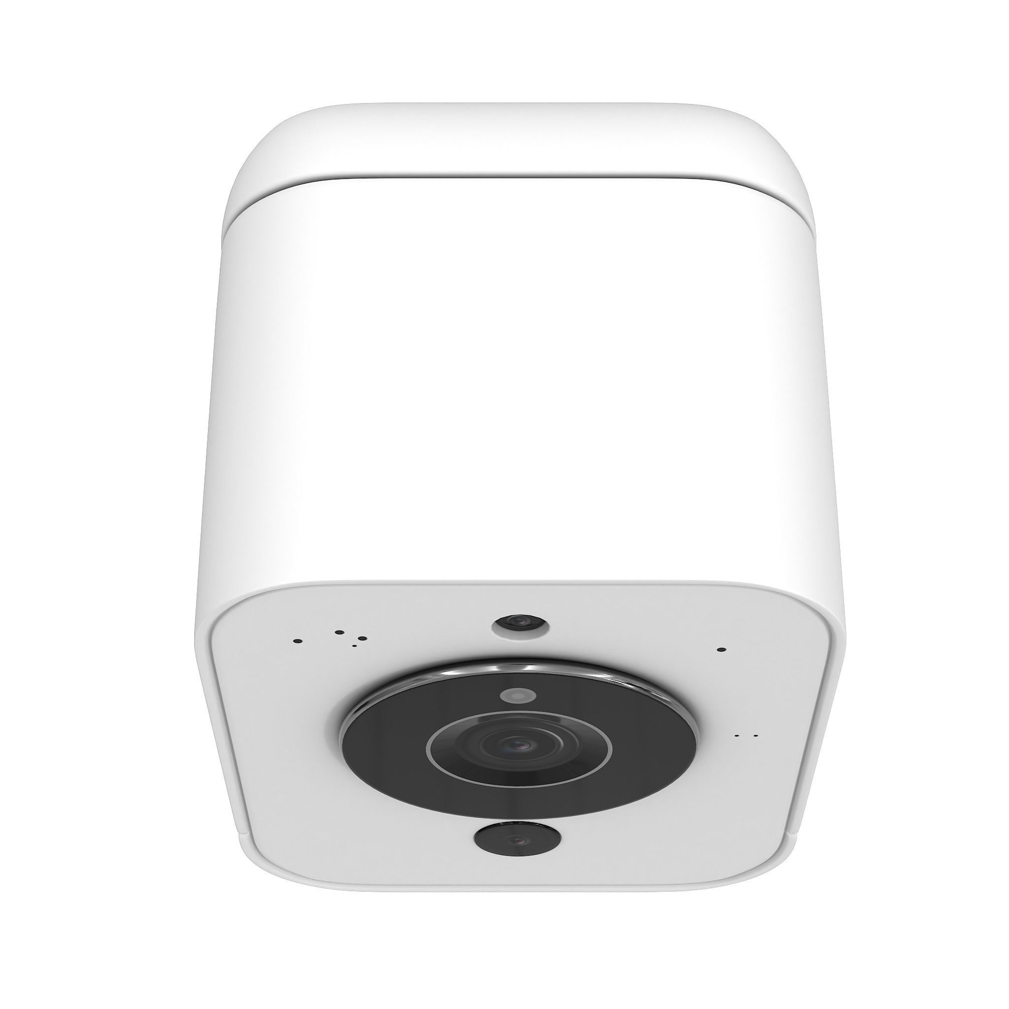 Wireless Webcam white 02 Low-poly 3D model_4