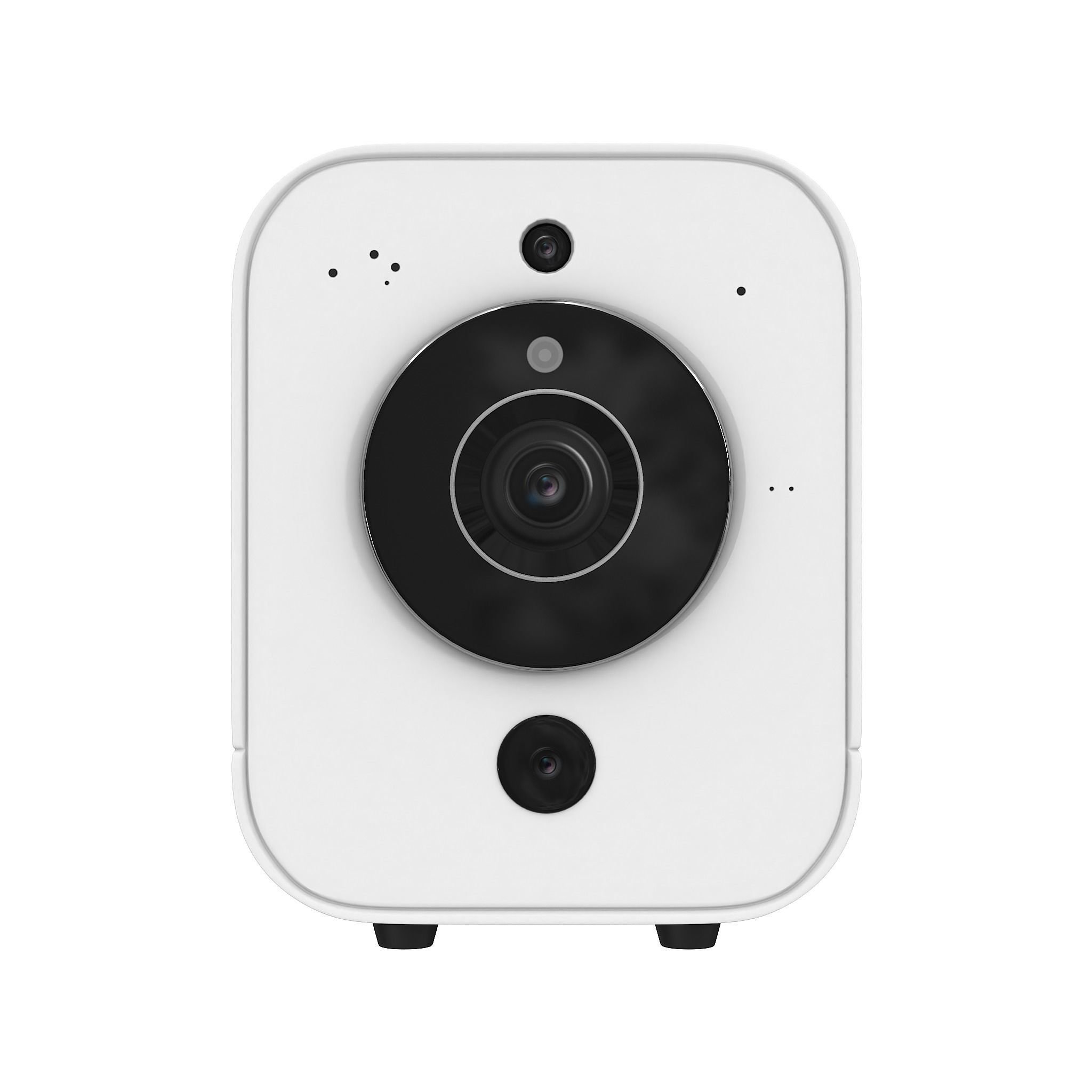 Wireless Webcam white 02 Low-poly 3D model_1