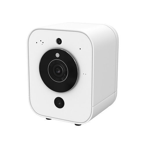 Wireless Webcam white 02 Low-poly 3D model