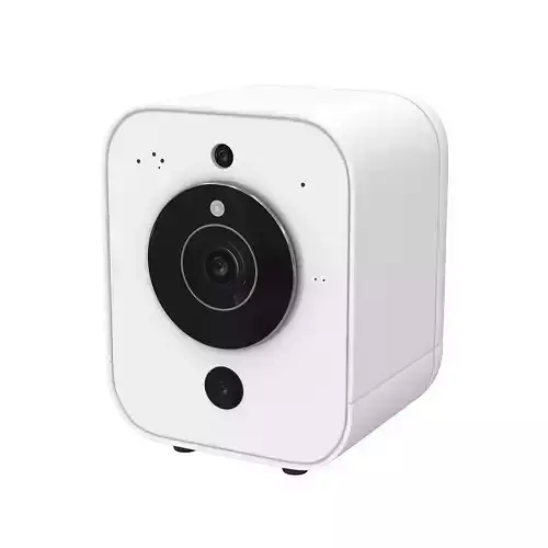 Wireless Webcam white 02 Low-poly 3D model