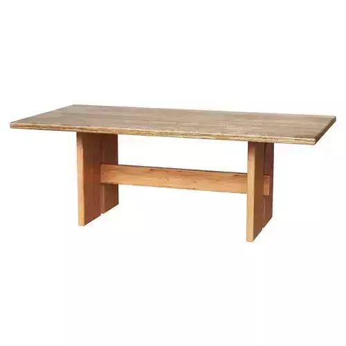 FALLS TRAVERTINE DINING TABLE