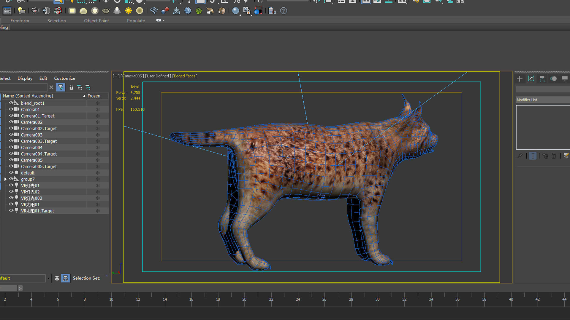 lynx lion lioness leopard animal wildlife bobcat animals 3D model_5
