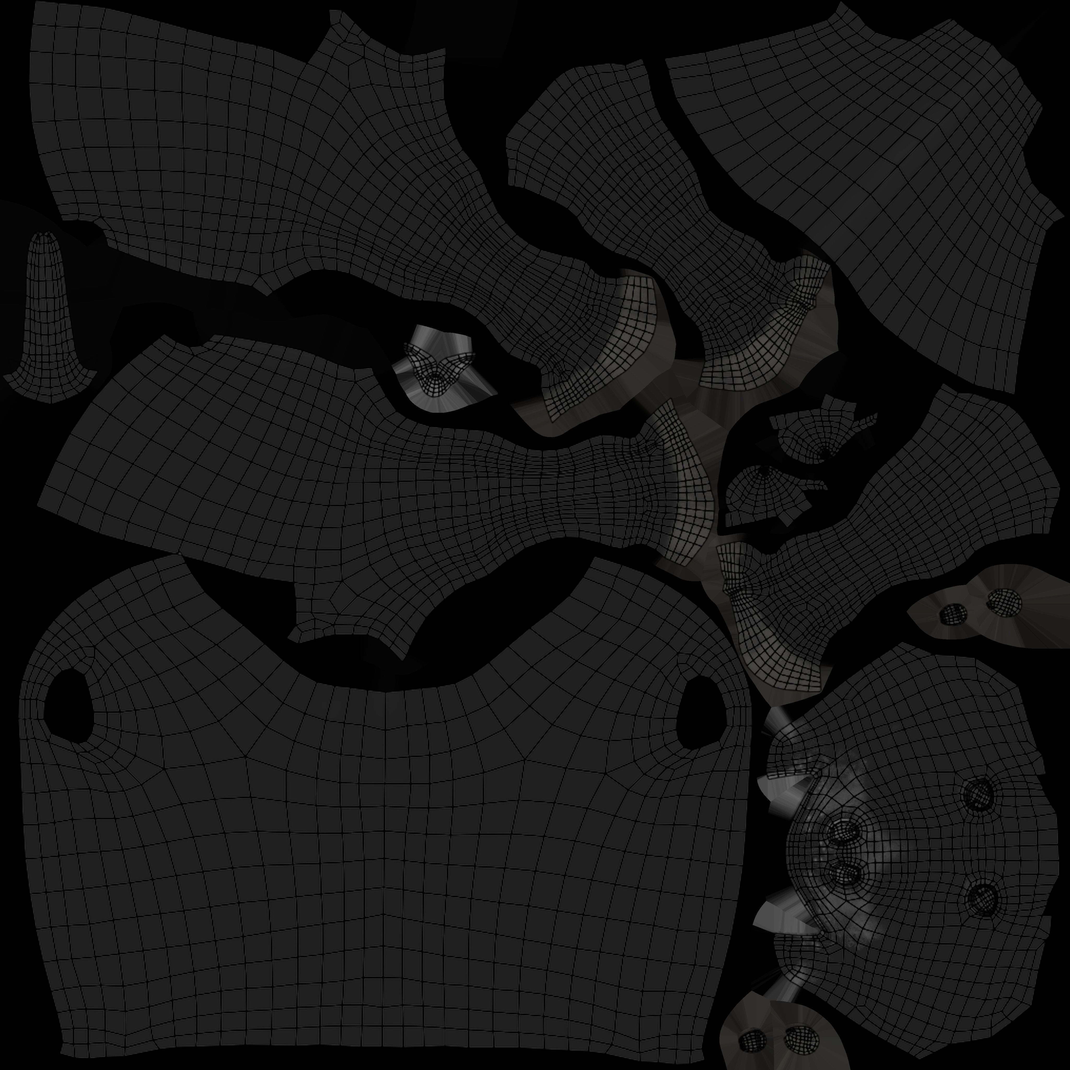 Black horse 3D model_10