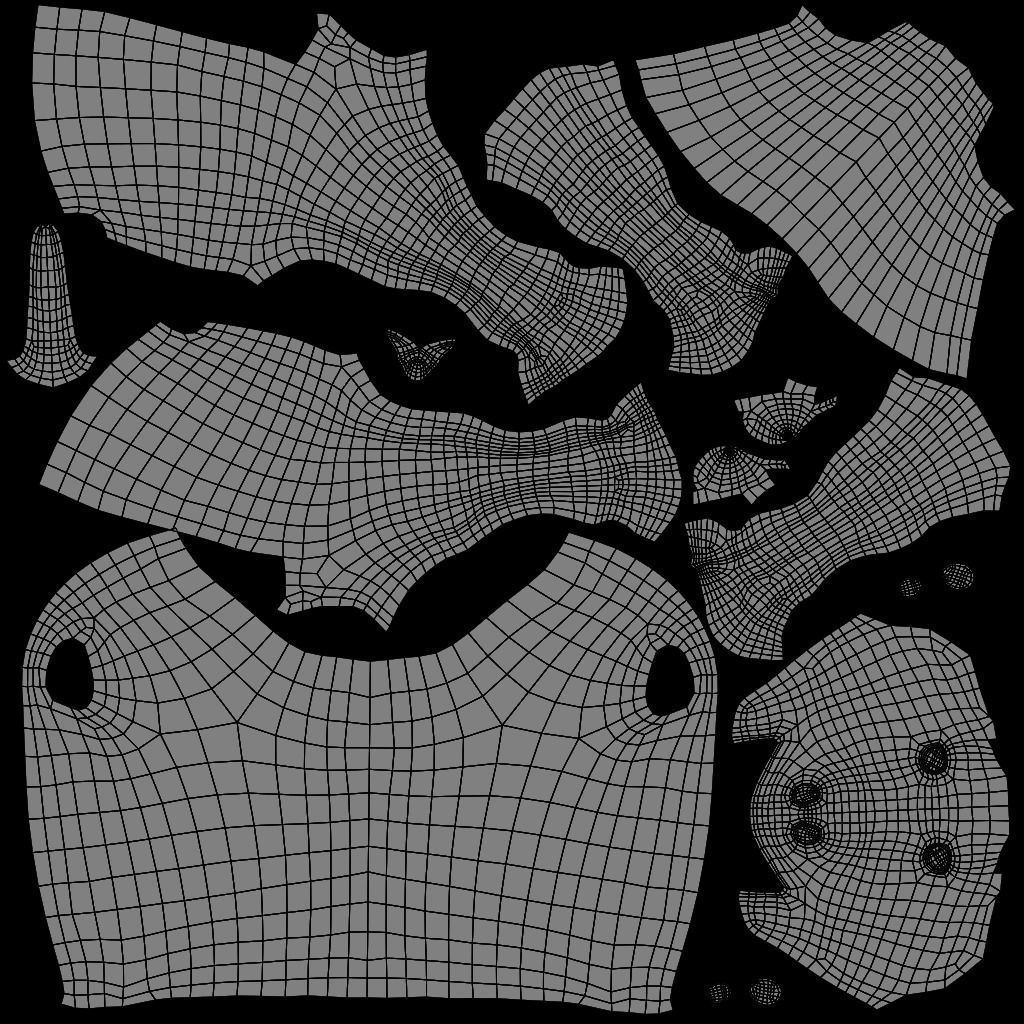 Black horse 3D model_12