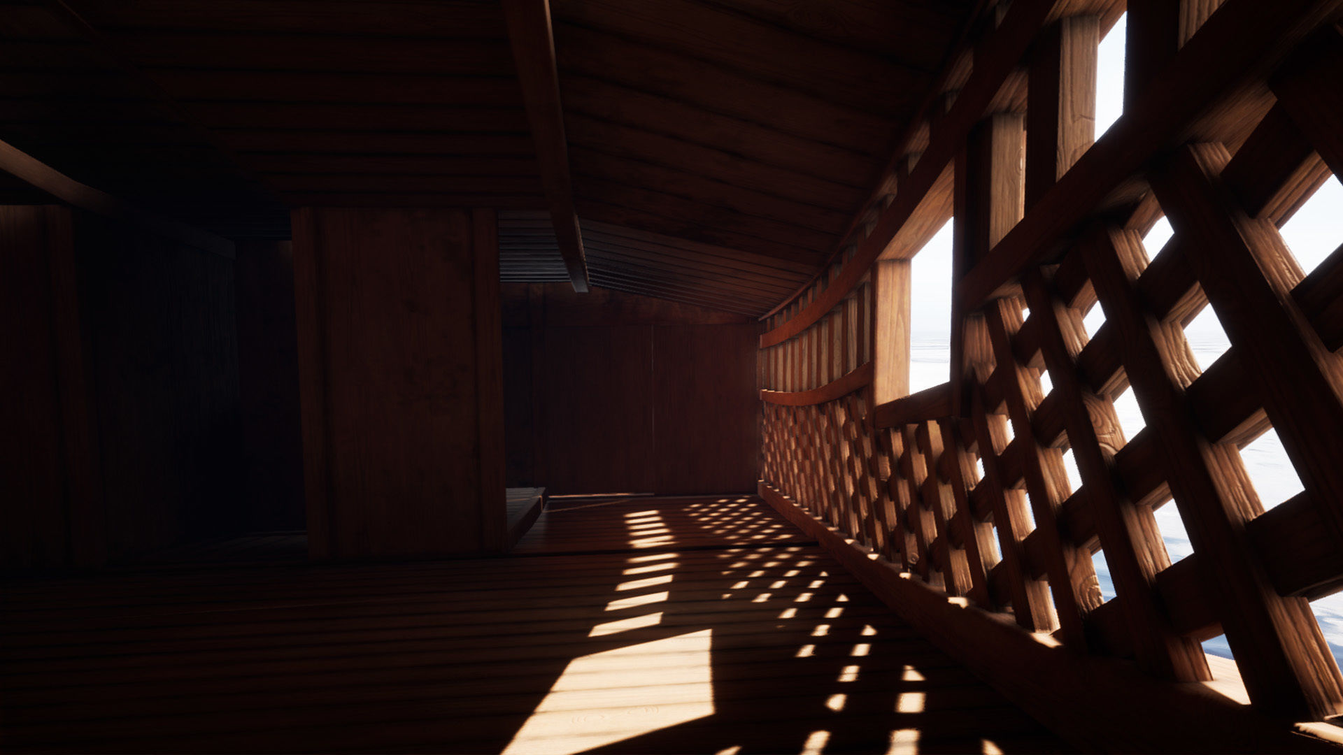 Higaki Kaisen Japanese Ship Low-poly 3D model_22