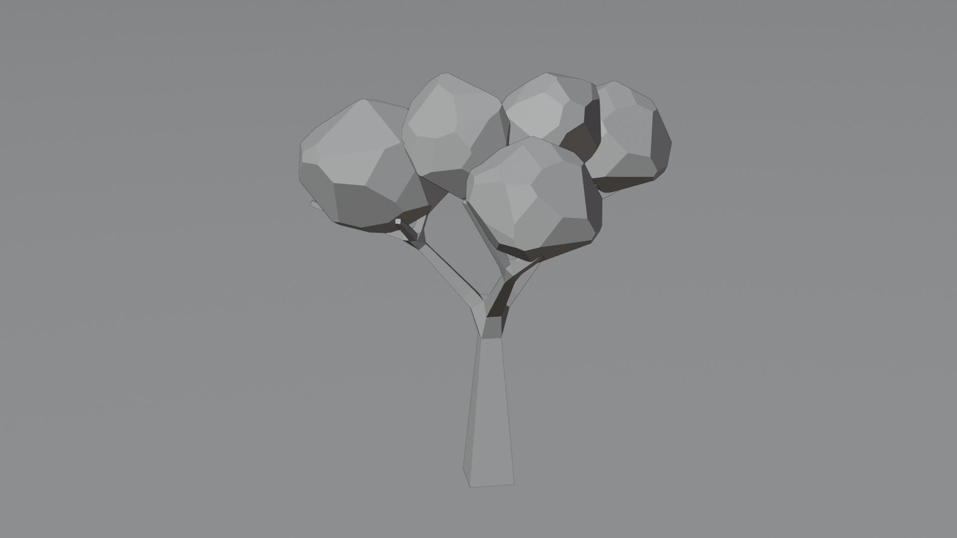low poly tree 3D model_8