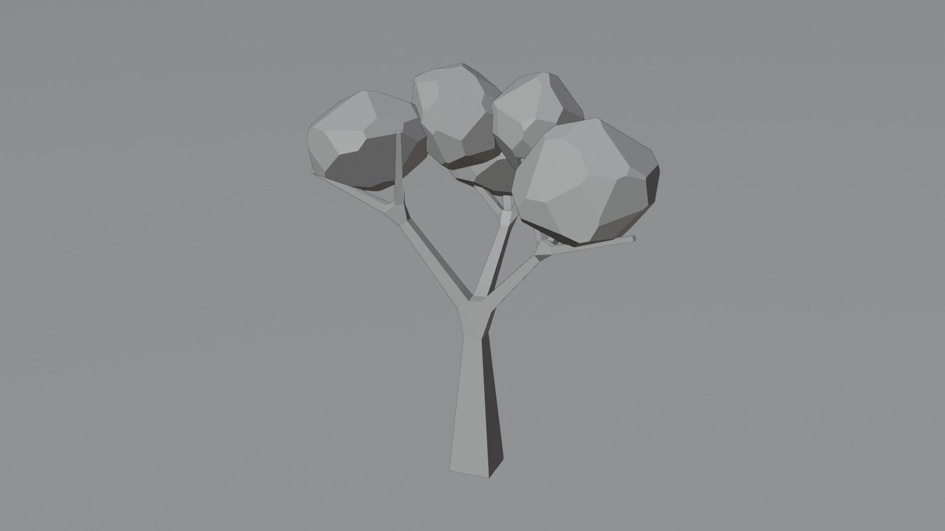 low poly tree 3D model_7