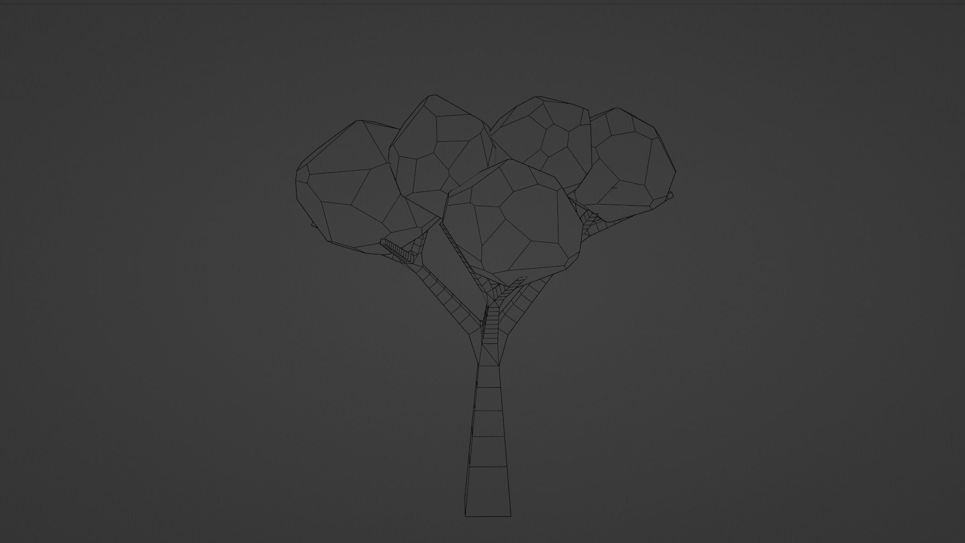 low poly tree 3D model_11