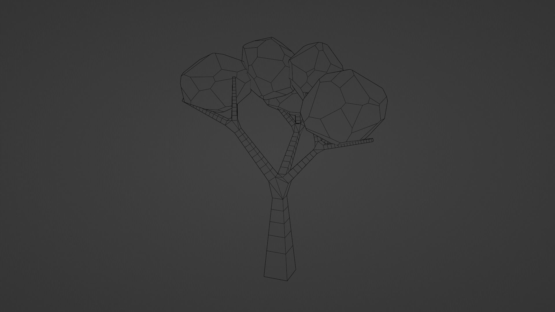 low poly tree 3D model_10