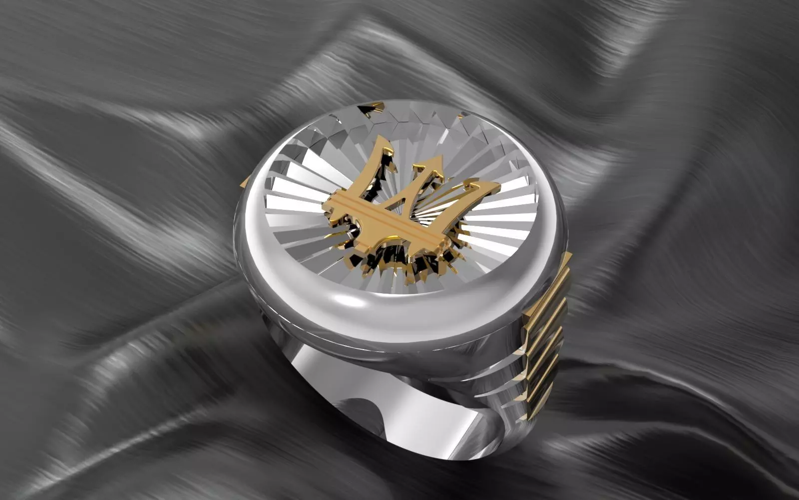 MSRTI CAR RING LOGO 3D print model