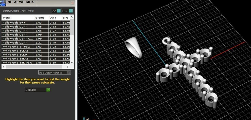 Pendant Model 5383 3D print model_6