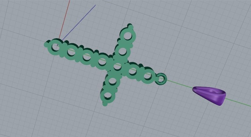 Pendant Model 5383 3D print model_4