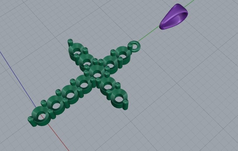 Pendant Model 5383 3D print model_2