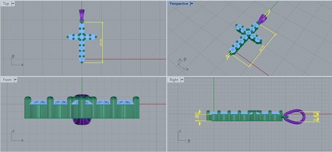 Pendant Model 5383 3D print model_5