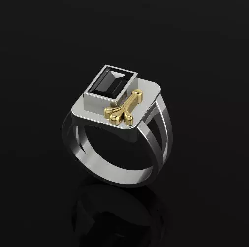 Man ring Model 5381 3D print model_0