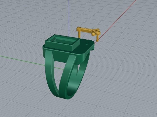 Man ring Model 5381 3D print model_4