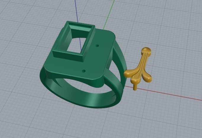 Man ring Model 5381 3D print model_2