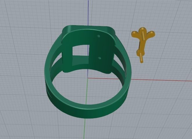 Man ring Model 5381 3D print model_3