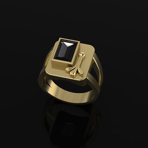 Man ring Model 5381 3D print model_1