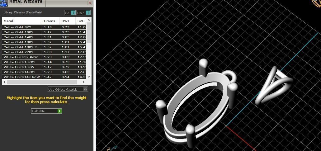 Pendant  oval Model 5379 3D print model_6